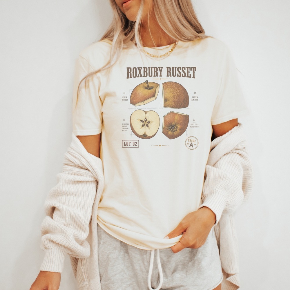 Roxbury Russet Four-Specimen Grid Naturalist Gift Tee